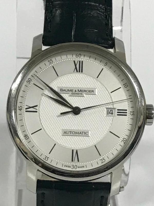 BAUME MERCIER CLASSIMA STAINLESS STEEL WHITE DIAL AUTOMATIC WATCH 65679