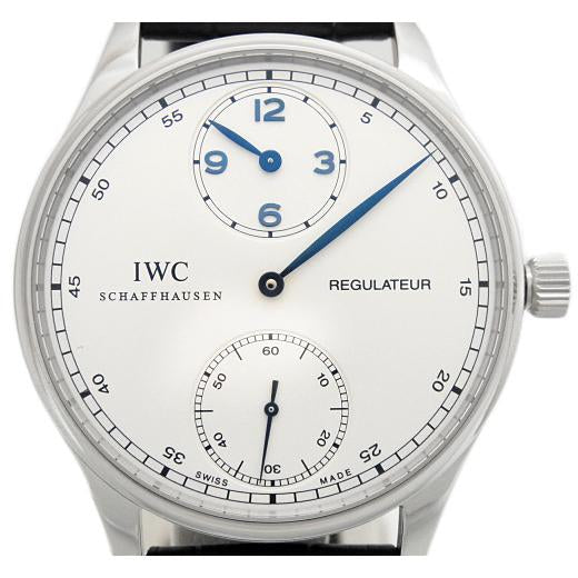 IWC Portuguese regulator IW 544401 men s hand wound scale back