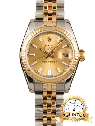 Rolex women two on sale tone