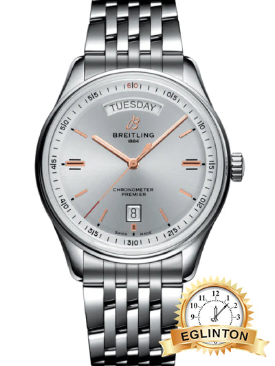 Breitling Premier Automatic Day & Date 40mm Stainless Steel Mens Watch - A45340211G1A1 "2018"