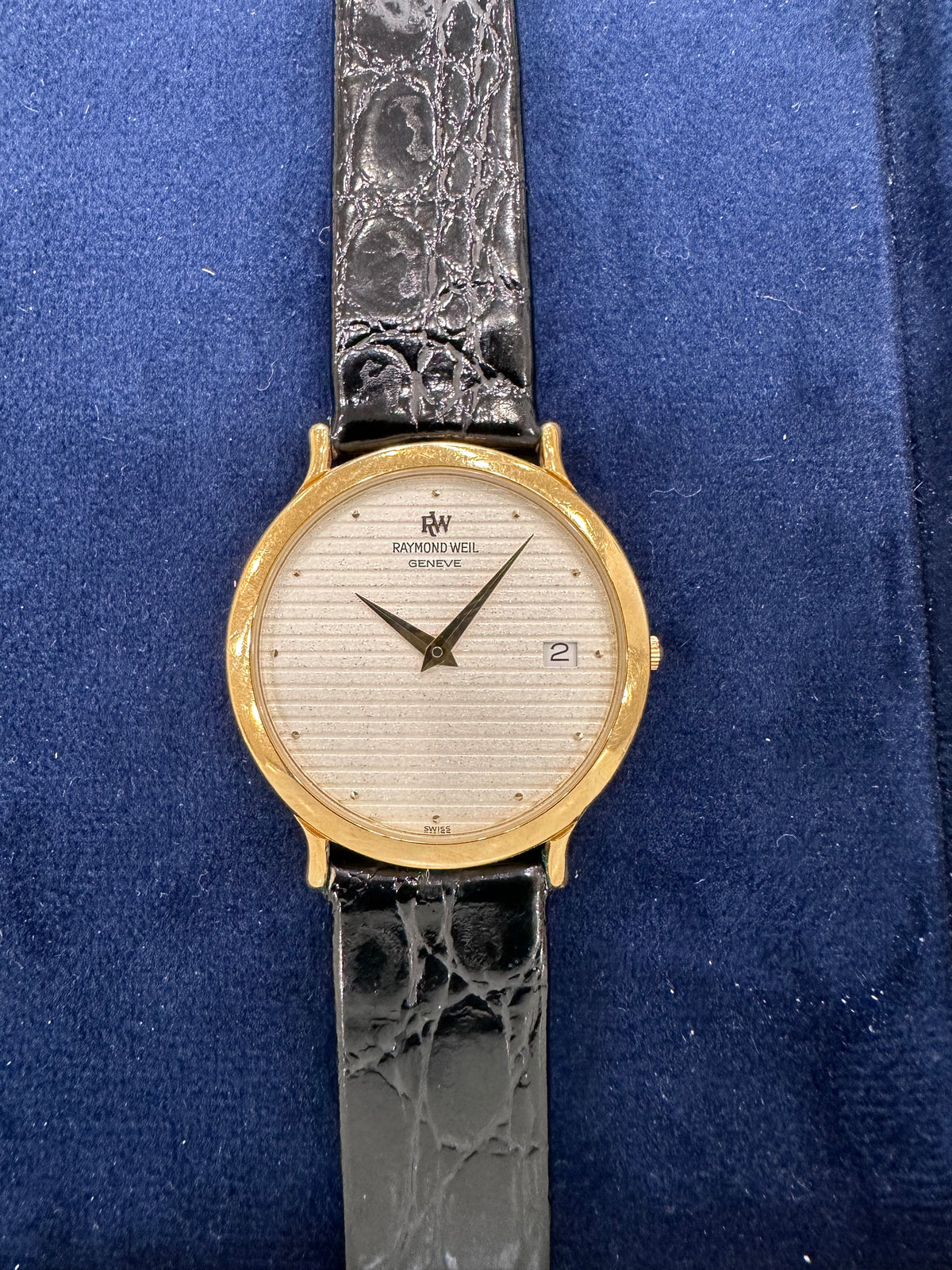 RAYMOND WEIL GENEVE TRADITION QUARTZ WATCH Model 9120 Plated "1997" - Johny Watches