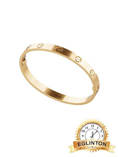 LOVE BRACELET Yellow Gold Size 16mm - Johny Watches