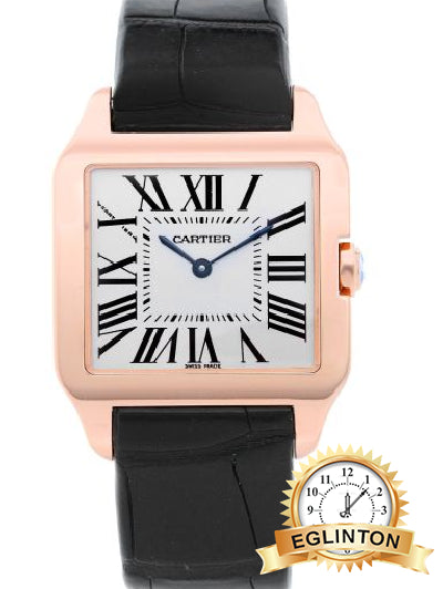 CARTIER SANTOS LADIES DUMONT QUARTZ 18K ROSE GOLD, W2009251 2788 - Johny Watches