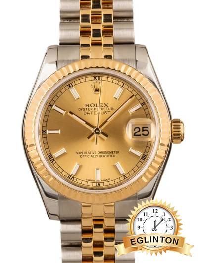 Rolex Mid-size 31mm  Datejust 178273 Champagne "2003"