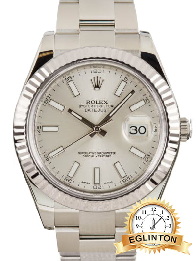 Rolex Datejust 41MM 116300 Silver Index "2014"