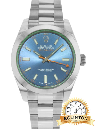 Rolex Milgauss Z-Blue Dial Watch 116400GV "2019" - Johny Watches