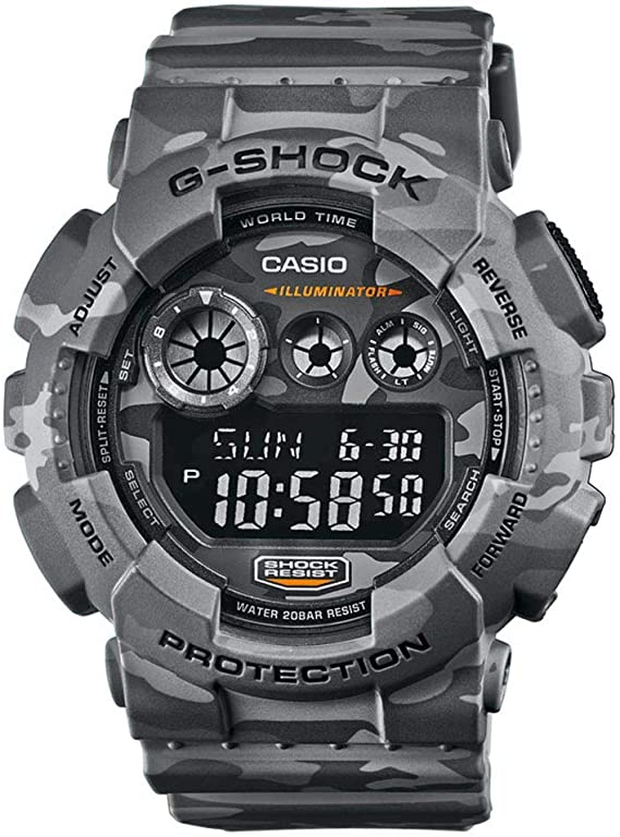 Casio Men's G-Shock GD120CM-8 Digital Resin Quartz Watch - Johny Watches