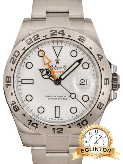 ROLEX Explorer II 216570 Polar "2020" - Johny Watches